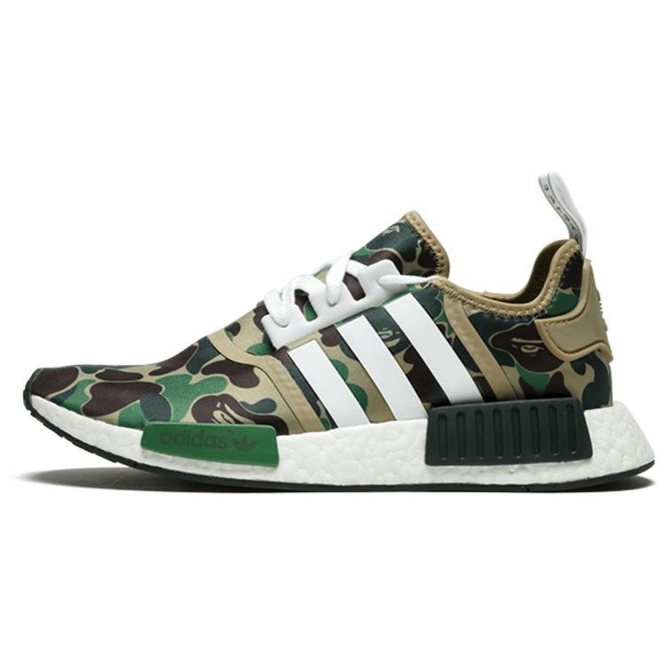 

Adidas Originals A Bathing Ape x Adidas Originals NMD_R1 Olive Camo BA7326 42⅔