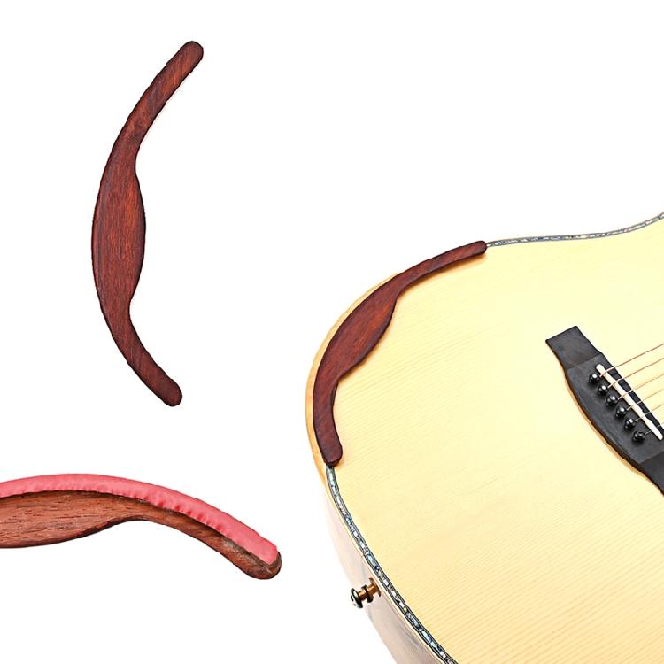 Wood Figured Guitar Arm Rest Acoustic Guitar Armrest Folk Guitar Accessories
