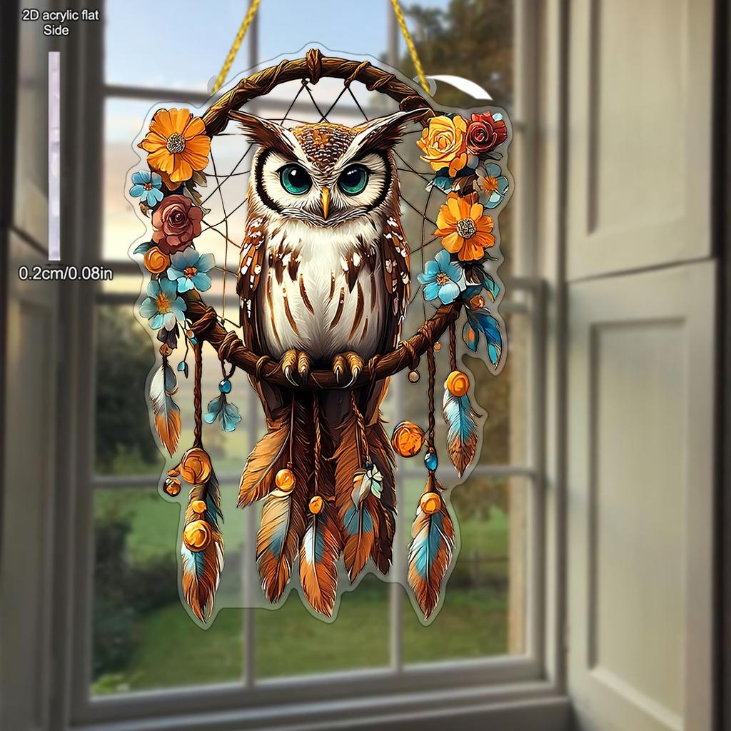 Multiple Colorful Owl Animal Themed Hanging Decorations, Ideal Gifts for Home and Office Decoration, Holiday Decoration, Perfect for Home, Kitchen 