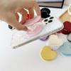 Leather Heart-Shaped Magsafe-Compatible Magnetic Phone Holder - Retractable, Foldable, Strong Adsorption