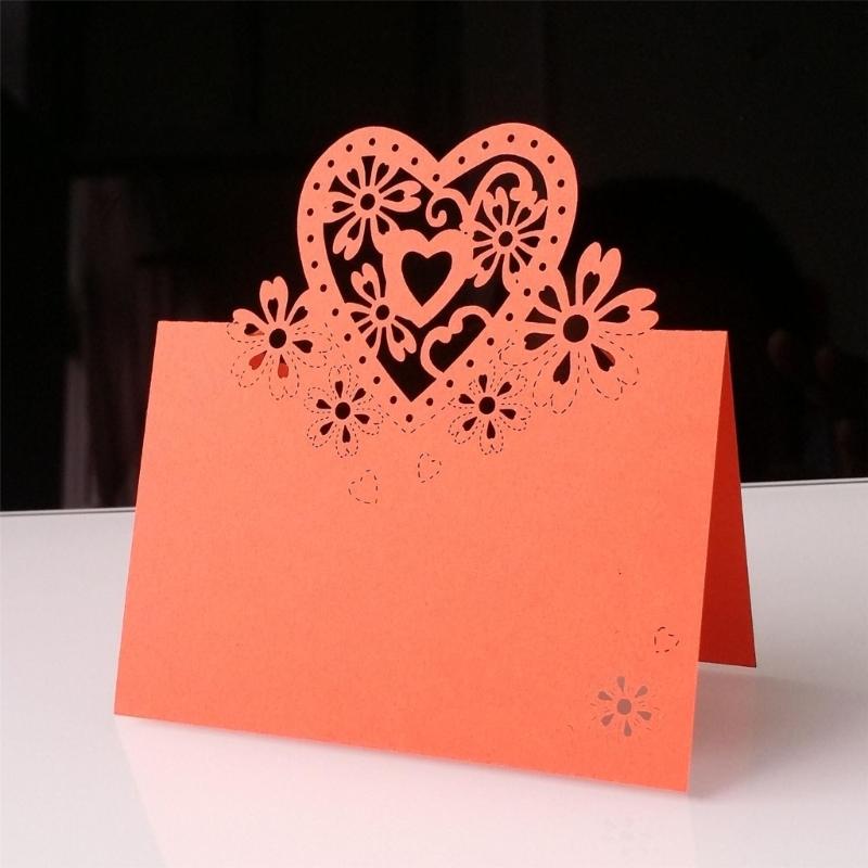 50Pcs Heart Shape Table Number Cards Wedding Table Number Card For Table Setting Wine Glass Christmas Wedding Decoration
