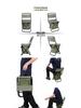 A1R Fishing Chair: Multifunctional Folding Outdoor Chair with Portable Ice Chest, Lightweight Backrest, and Fishing Stool.