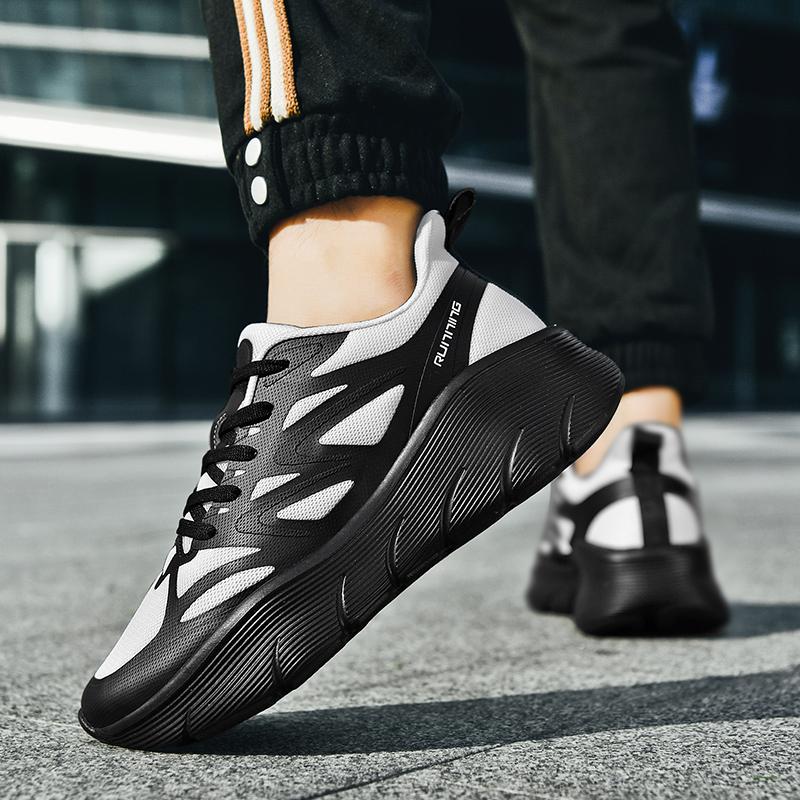 Men’s Green Sports Shoes Women Street Style Unisex Running Sneakers Shoes Students Over Sized Couple Orange Shoes