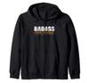 Badass Metal Detector Metal Hunter Coin Whisperer Zip Hoodie