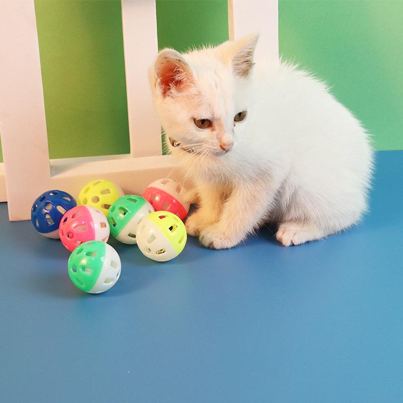 Durable Self-Play Bell Ball Cat Toy – Bite and Wear Resistant