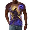 Summer New anubis graphic t shirts For Men Fashion Personality Popular patterns Casual Print T-shirts Trend Hip Hop t-shirt