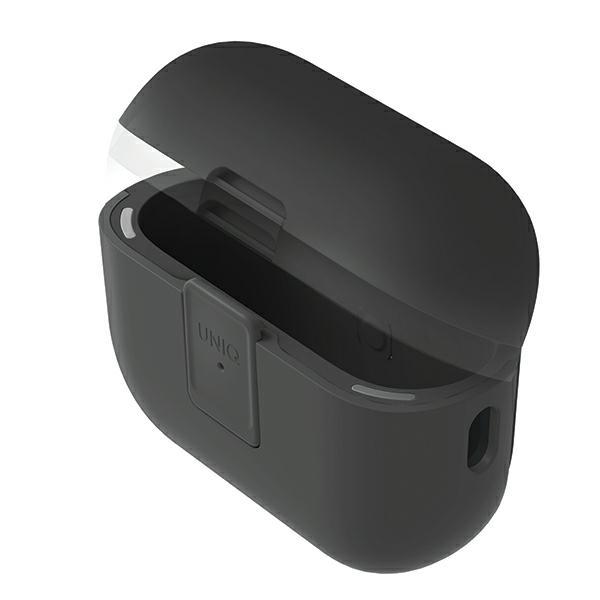 UNIQ Clyde Lock Case AirPods Pro 2(2022/2023) Black-Dark Grey