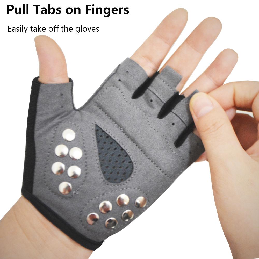 Breathable Safety Nail Palm Kids Gloves Kids Balance Bike Biking Skating Gloves for Boys Girls 3-12 Years Old