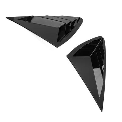 2Pcs Rear Side Window Louver Cover Left Right Rear Window Vent Scoop Shutter Cover Blind Replacement for GLC C253 2016-2022