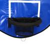 Trampolines Basketballs Hoop Set with Breakaways Rims Small Balls Pump Suitable for Indoor Outdoor Play Easy Assembly