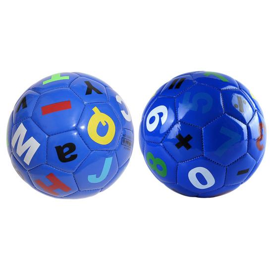 

Small Football Bright Color Eco-friendly Wear Resistant Waterproof High Elasticity Improve Balance PVC Indoor Kids Football Toy Outdoor Random Style синий