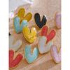 Yhpup Sweet Enamel 3-colors Heart Spring Summer Love Stud Earrings Waterproof Stainless Steel Fashion Y2K Daily Jewelry