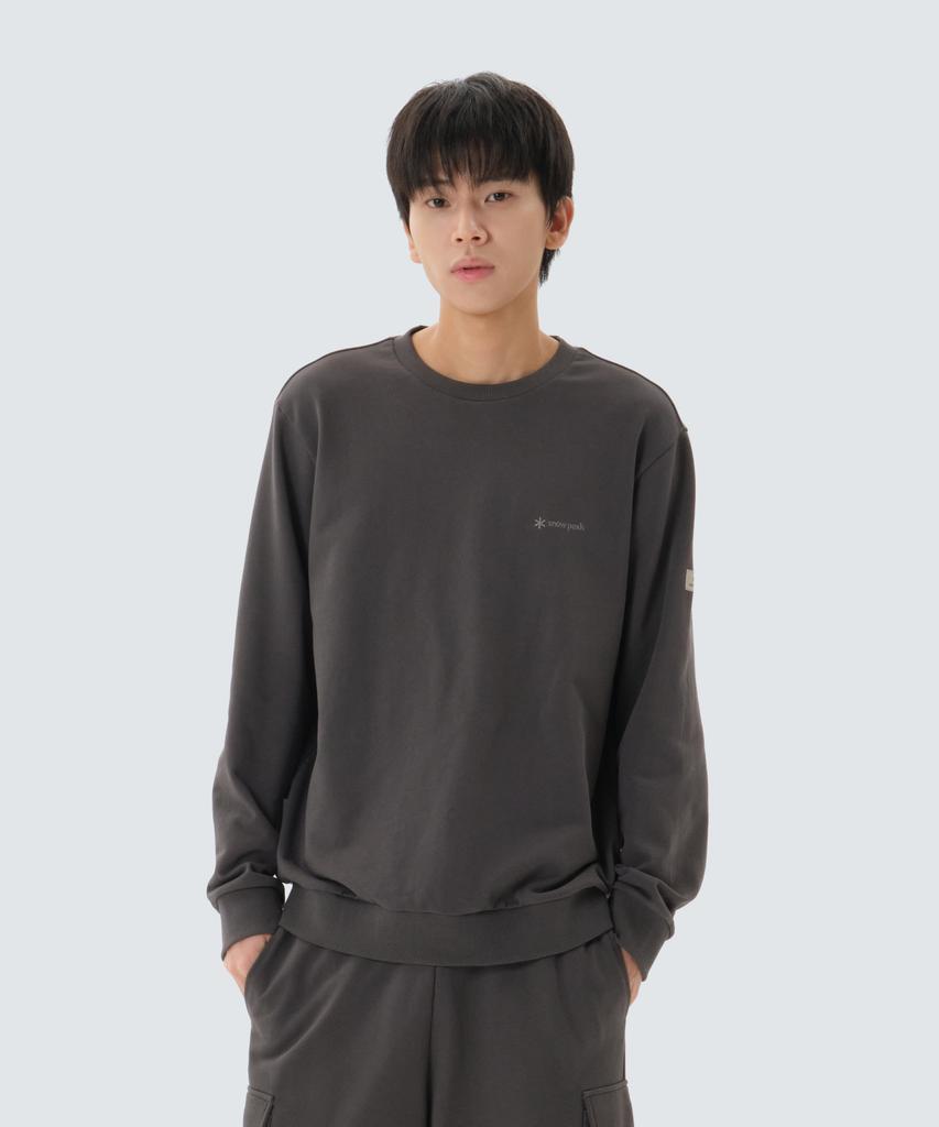 SNOWPEAK APPAREL Land Essentials Sweatshirt (S26Smfht50) Rustic Khaki