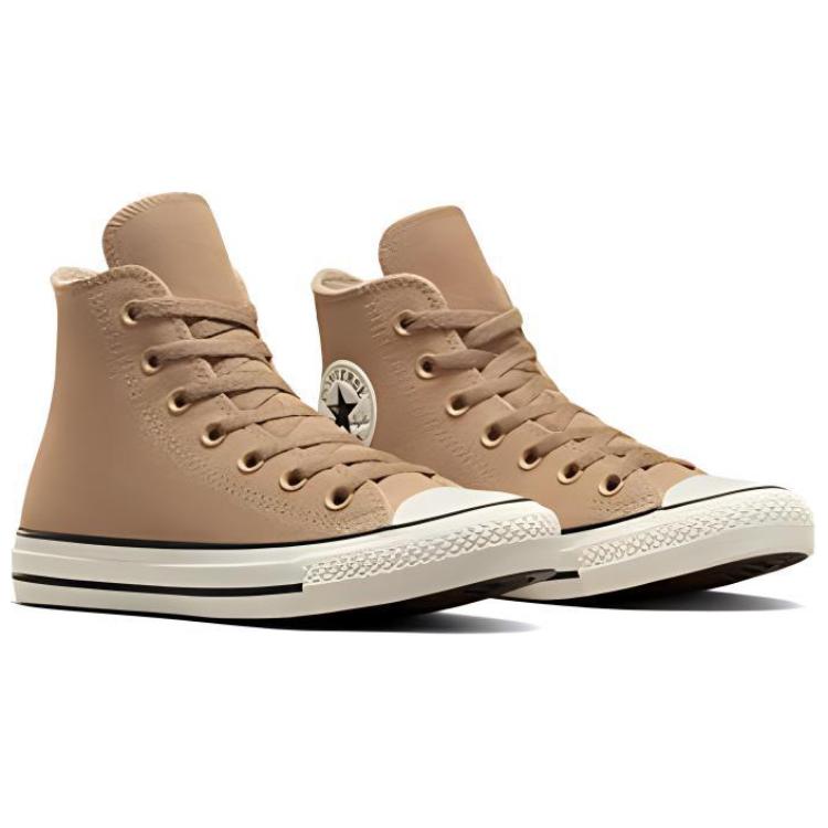 New Converse Chuck Taylor All Star Anti Slip Wear Resistant High Top Skateboard Shoes Unisex Brown Yellow A09354C