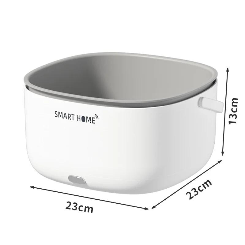 Electric Vegetable and Fruit Washing Machine, Ultrasound, Wireless Food, Grains Purifie Basket, Large Capacity Cleaner for House