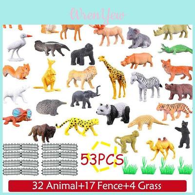 Wild Animals Ocean Insect Farm Dinosaur Set Simulation Small Animal Model Children's Early Education Toy Characters)