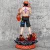 25cm New One Piece Ace Gk Fantasy Third Anniversary Super Huge Collect Figures Trendy Statue Anime Decoration Christmas Gift