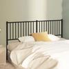 VidaXL Black Metal Headboard 160 Cm 350899