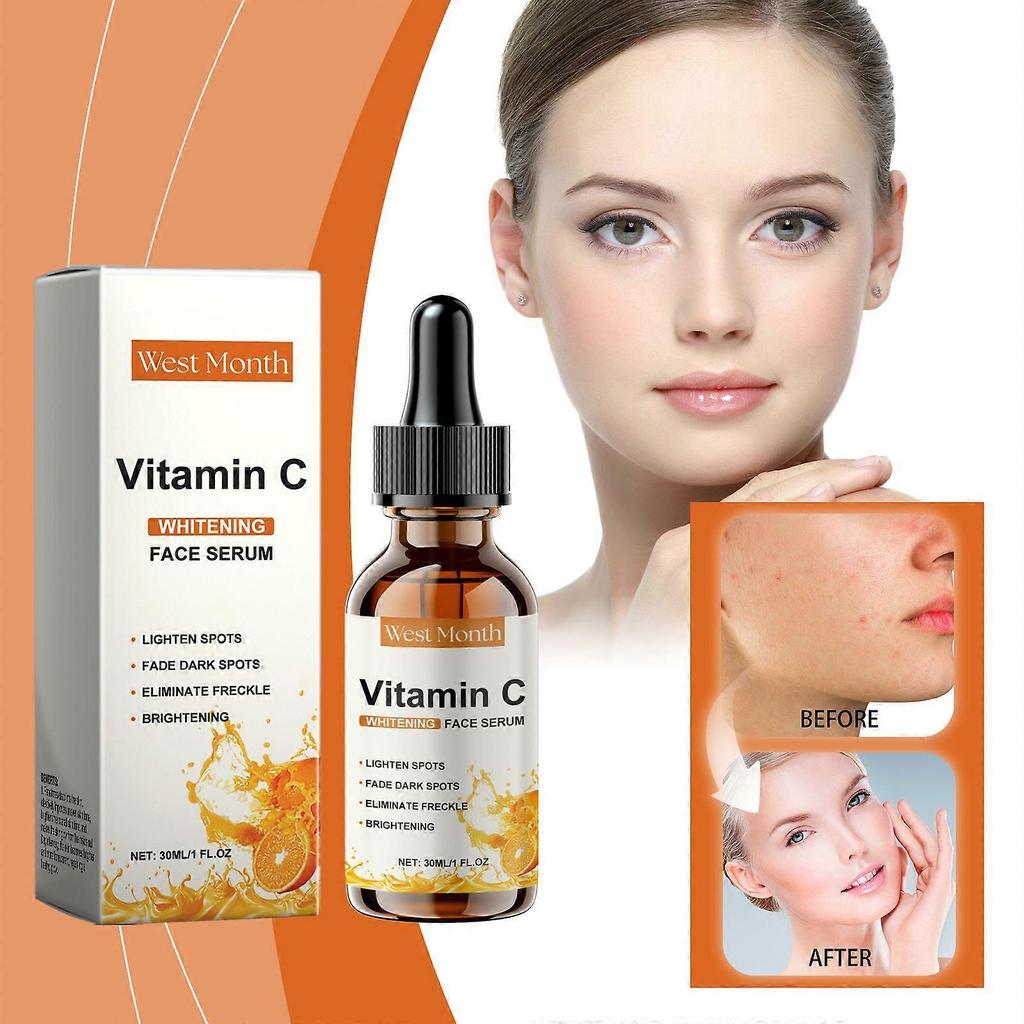 West Month Vitamin C Gesichtsserum Feuchtigkeitsspendend, Hydrierend, Nährend, Aufhellend Und Glättend Hautserum