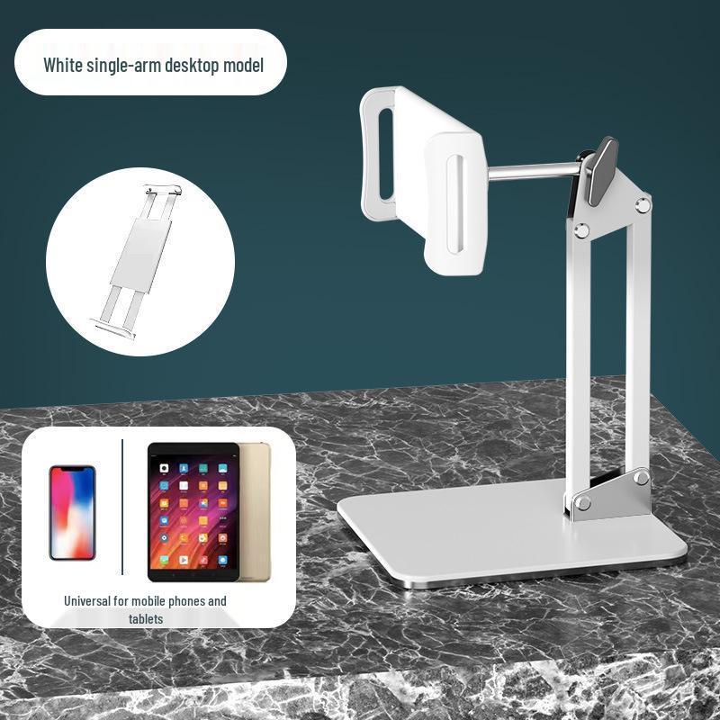 Dual-Device Foldable Phone & Tablet Stand for Desktop – Universal, Multi-functional, Adjustable for Live Broadcasts & Online Classes