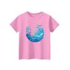 Children's Fashion Daily Printed Round Neck Short Sleeved Casual T-shirt Top