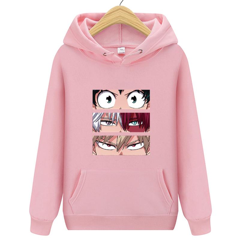 Langermet for menn og kvinner Uformell mote gensere Japansk tegneserie løs hettegenser Komfortabel kreativitet Streetwear