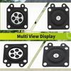 20Pcs Carburetor Metering Diaphragm Gasket For Walbro WA WT WTA WY WYJ WYK Carb