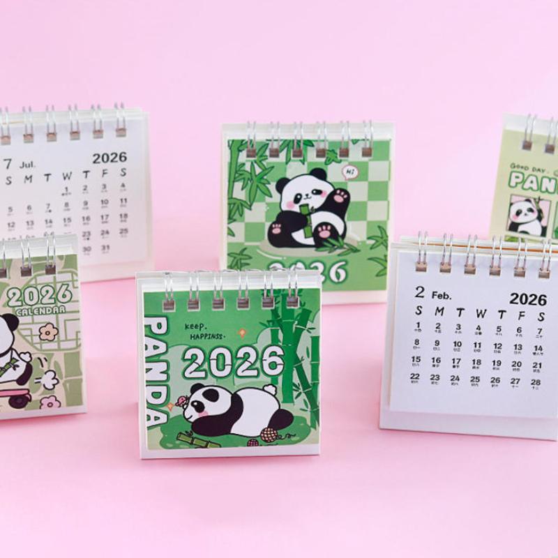 2026 Mini Calendars Creative Desk Portable Travel Calendars With Butterfly Capybara Designs Monthly & Weekly Planner Calendar