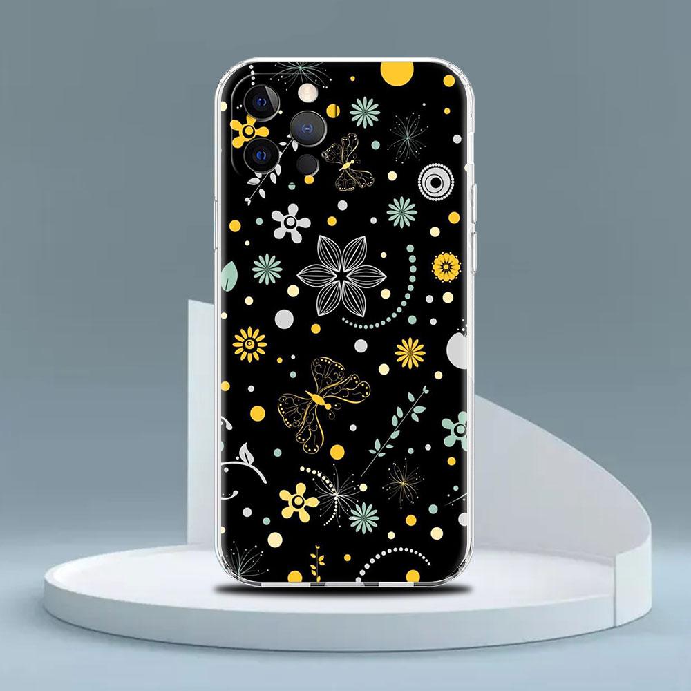 Transparente Hülle für Apple iPhone 14 13 11 12 Pro 7 8 Plus XR X XS Max 6 6S 14Pro Silikon Handyhülle Mond Astronaut