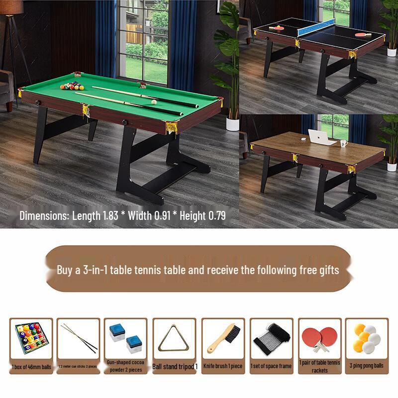 Yining Foldable Kids Billiards Table 1.83m