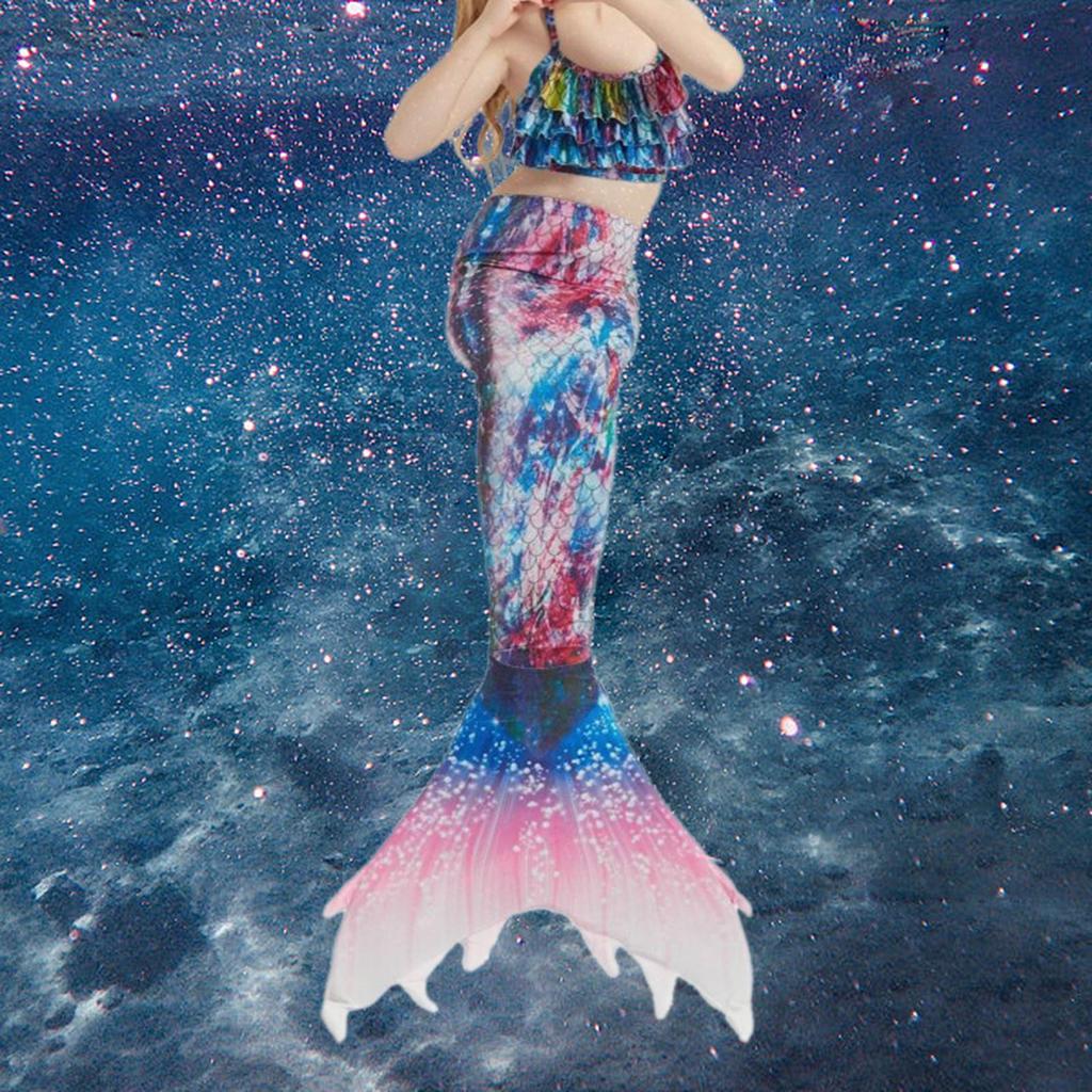 Mermaid Tails Costume Cosplay Swimsuit for Swimming Girls Boys 413 Year Old 110cm E413