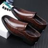 New Men's Shoes Business Leather Shoes Dress Casual Shoes Spring Low-top Foot-fitting British Gentleman Leather Shoes