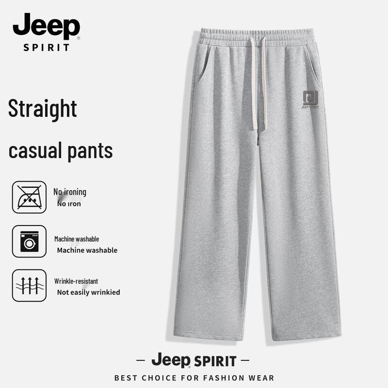 JEEP SPIRIT Men's Straight-Leg Casual Sport Pants