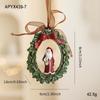 Colorful Retro 3D Resin Bell Pendant for Christmas Tree Decoration