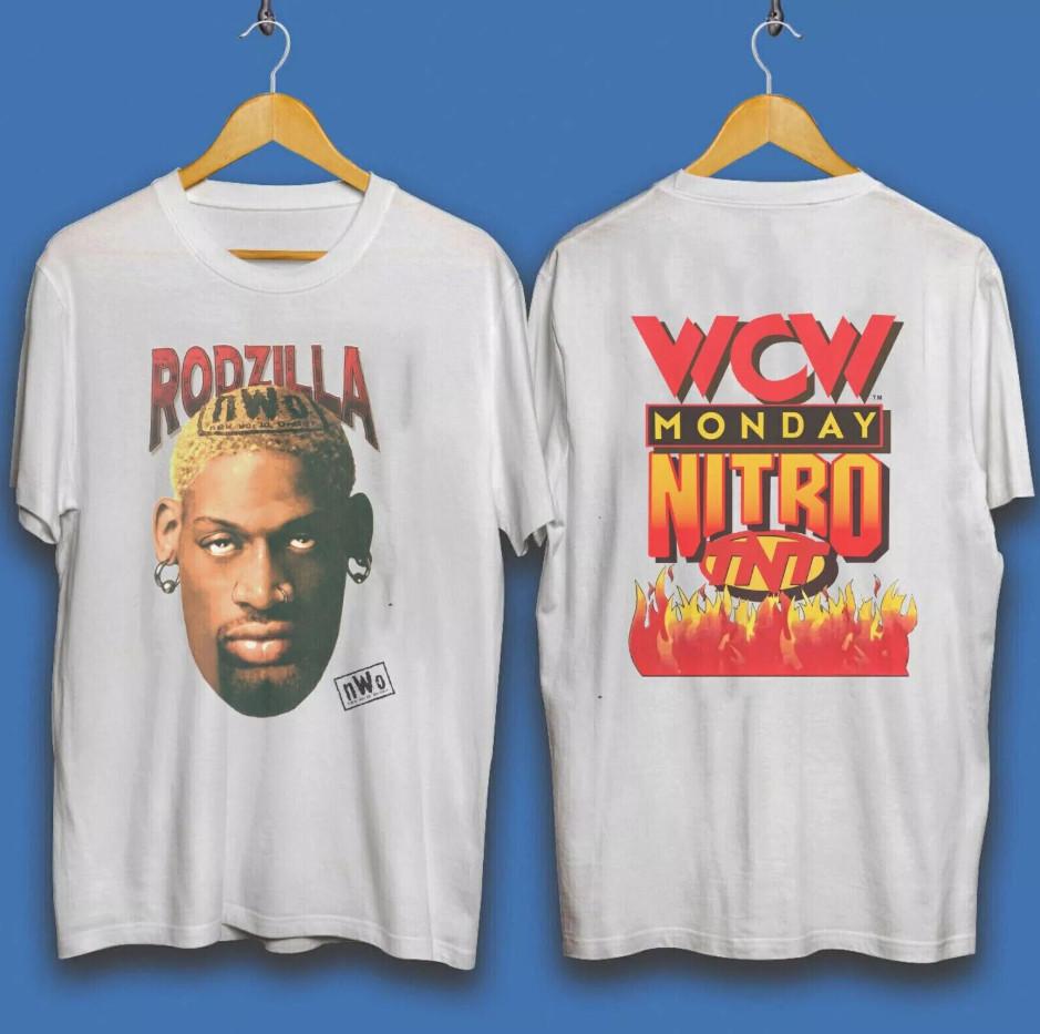 90 s Rodzilla T-Shirt Dennis Rodman Tee 1998 Reprint T-shirt size S-5XL XXXXL