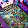 Minecraft1 (4) Print Rug, Washable Floor Carpet, For Entryway Dorm Laundry Room Office Study, Home Decor Birthday Christmas Gift
