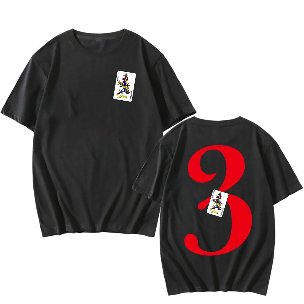 

New Alice in Borderland Season 3 100cotton Tshirt regular style Mens and Womens oversized Y2K hiphop rap Street Casual Tee M