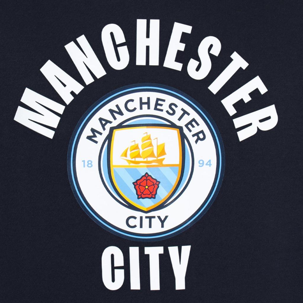 Manchester City FC Boys Fleece Hoodie