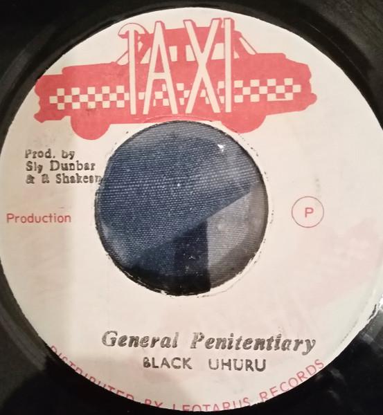 7inch Record BLACK UHURU  General Penitentiary NONE Taxi 1979 Jamaica Reggae Ska  Dub Used