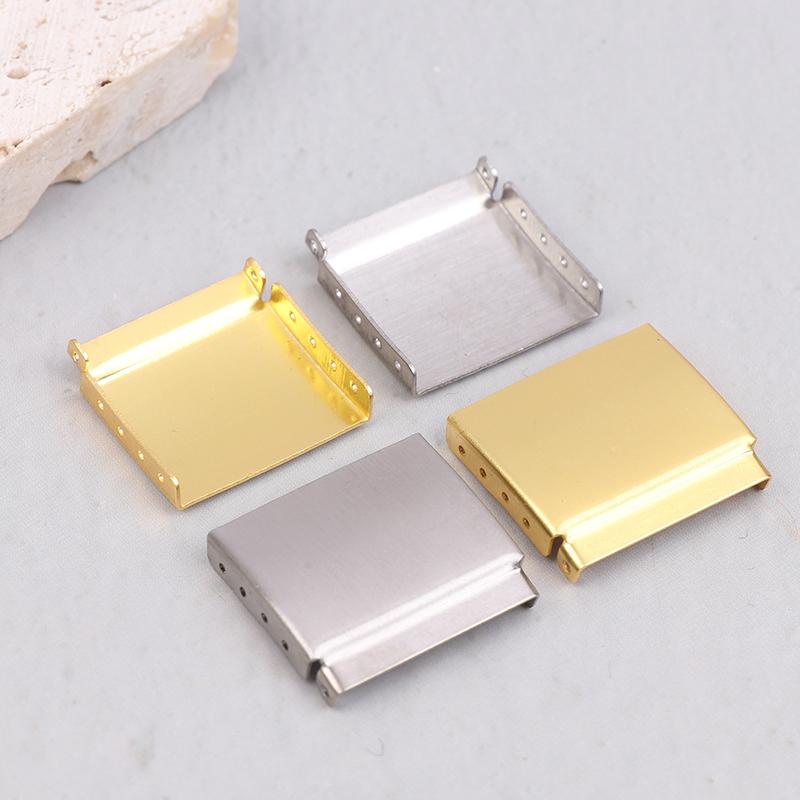 1 Stück Silber/Gold 12-22 mm Stahl Uhrenarmband Armband Verlängerungsverschluss Verlängerung Mit Stufengurt Zubehör Für Uhrenreparatur