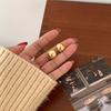 Contemporary Minimalist Round Ball Earrings For Women Stylish Daily Jewelry Wear