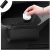 Car Trash Can, Foldable Small Hanging Trash Bin Waterproof Car Door Organizer, Multi-Function Leather Garbage Bag Mini Storage Can for Vehicle Back