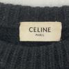 Celine 2A172384D Eddie Black Cashmere 100 Crew Neck Knit Sweater Tops S blackUsed