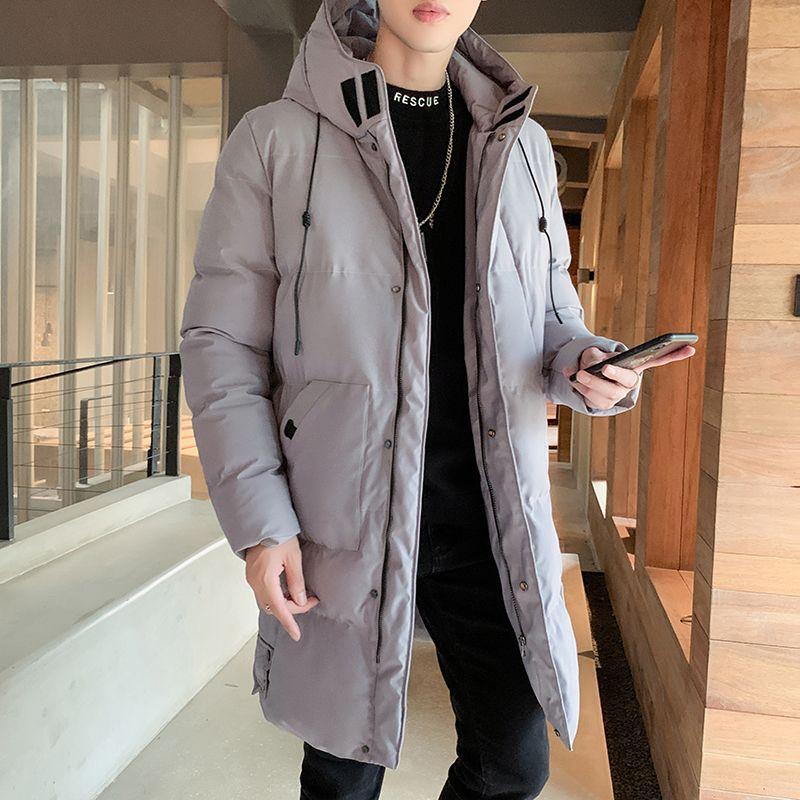 Herren Übergröße 8XL 7XL Parka Koreanischer Stil Business Slims Baumwollgepolsterter Mantel Winter Herrenmode Lässig Verdickte Baumwolljacke