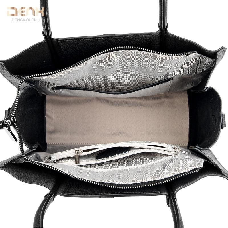 Genuine Leather Women's Bag Fashionable Large-capacity Single-shoulder Crossbody Bag Cowhide Handbag