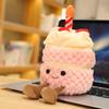 Birthday Cake Plush Doll Bag - Cute Toy Pendant & Gift for Girls