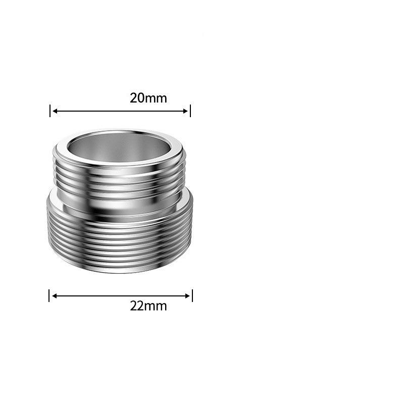 Faucet Adapter 22 Turn Fine Tooth Conversion Thread Accessories 16-32mm Internal And External Faucet Thread Adapter for Plumbing