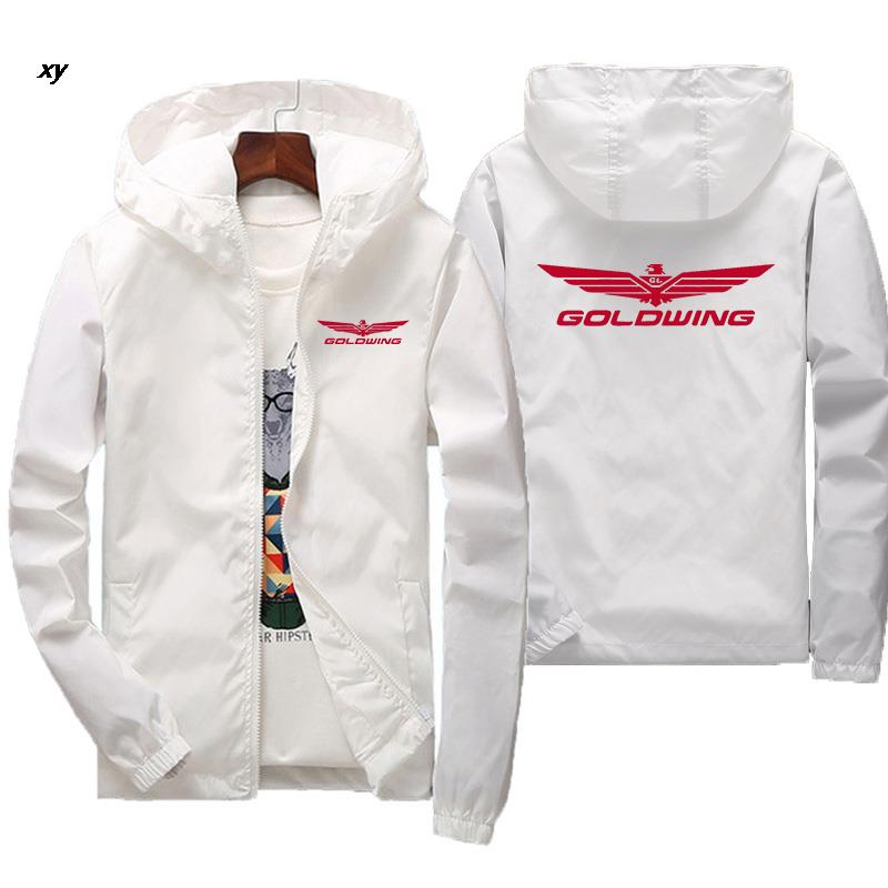 Firefighter Goldwing - Pánské a dámské bundy s kapucí, větruodolné oblečení pro volný čas