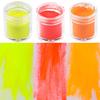 8 Farben Neon Pigment Nagel Pulver Staub Glitter Gradienten schillernden Acryl mit Pinsel