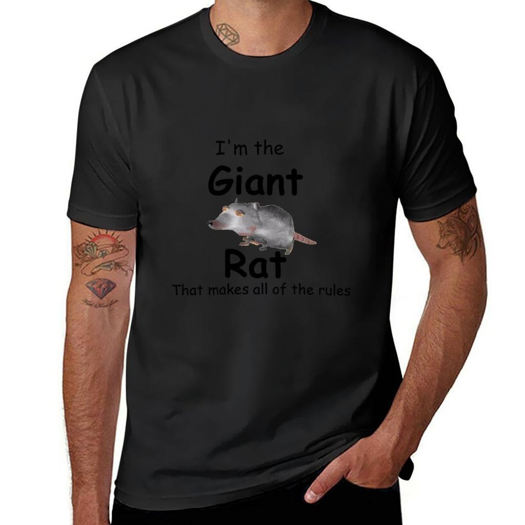 Im The Giant Rat Rat Movie T Shirt And Others TShirt sweat customs funnys blanks t shirts for men cotton